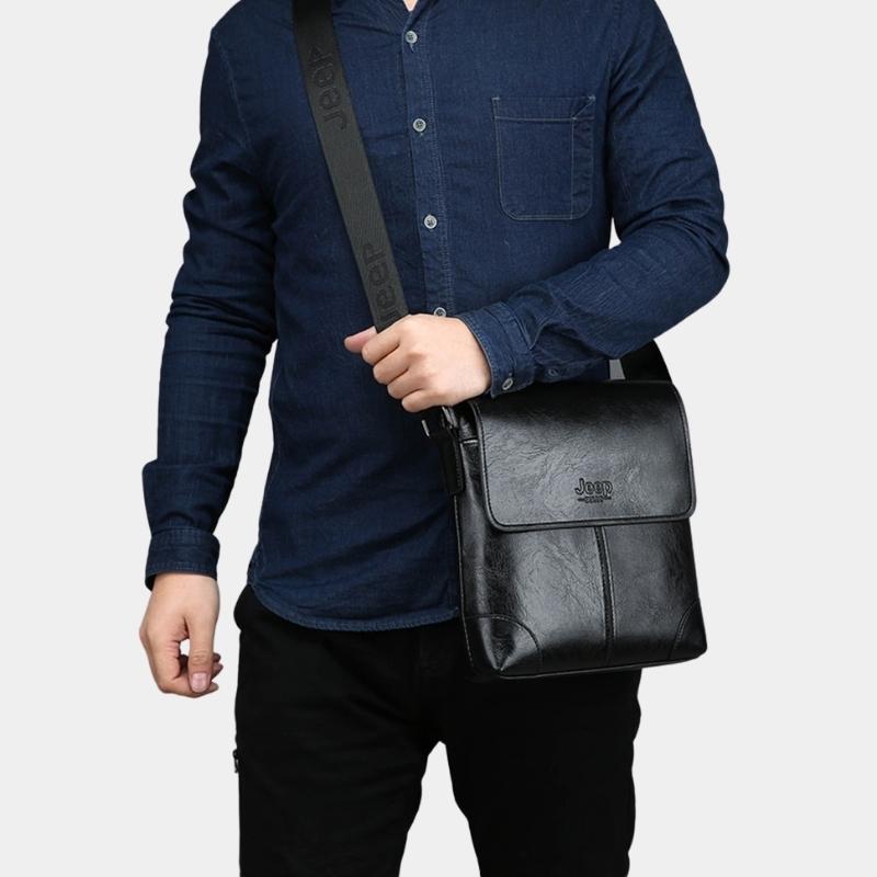 Bolsa JEEP Carteiro Masculina Transversal