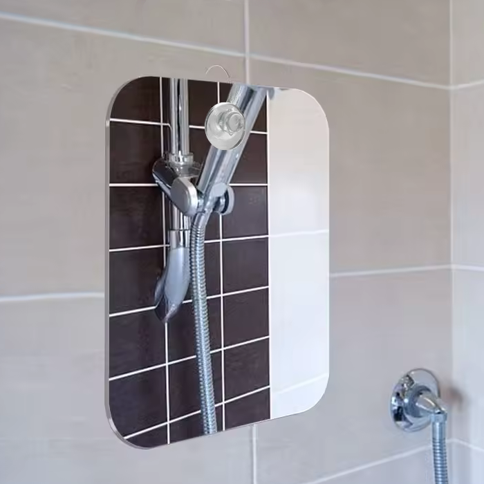 Espelho Antiembaçante para Barbear com Ventosa