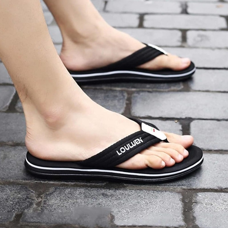 Chinelo Massageador Antiodor Italiano Preto