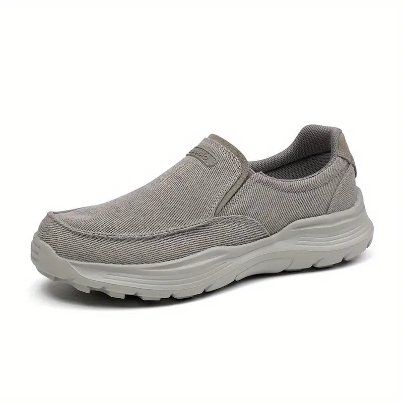 Tênis Classic de Caminhada Confort Ortopédico Cinza